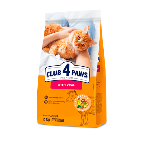طعام جاف قطط CLUB 4 PAWS 300 جرام