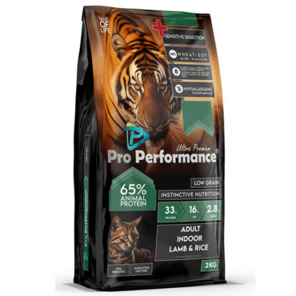 طعام جاف قطط Pro Performance  لحم ضأن 2 كيلو