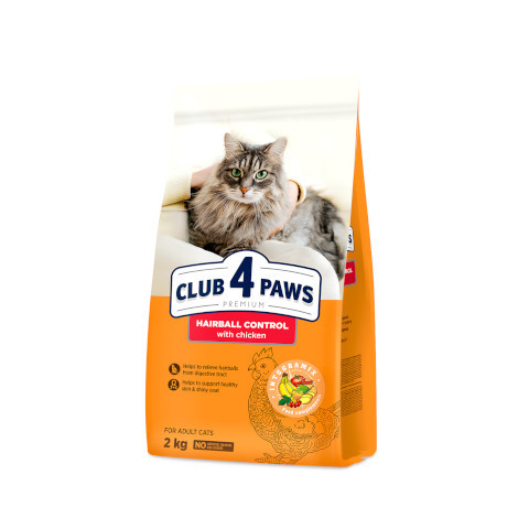 طعام جاف قطط CLUB 4 PAWS دجاج 2 كيلو