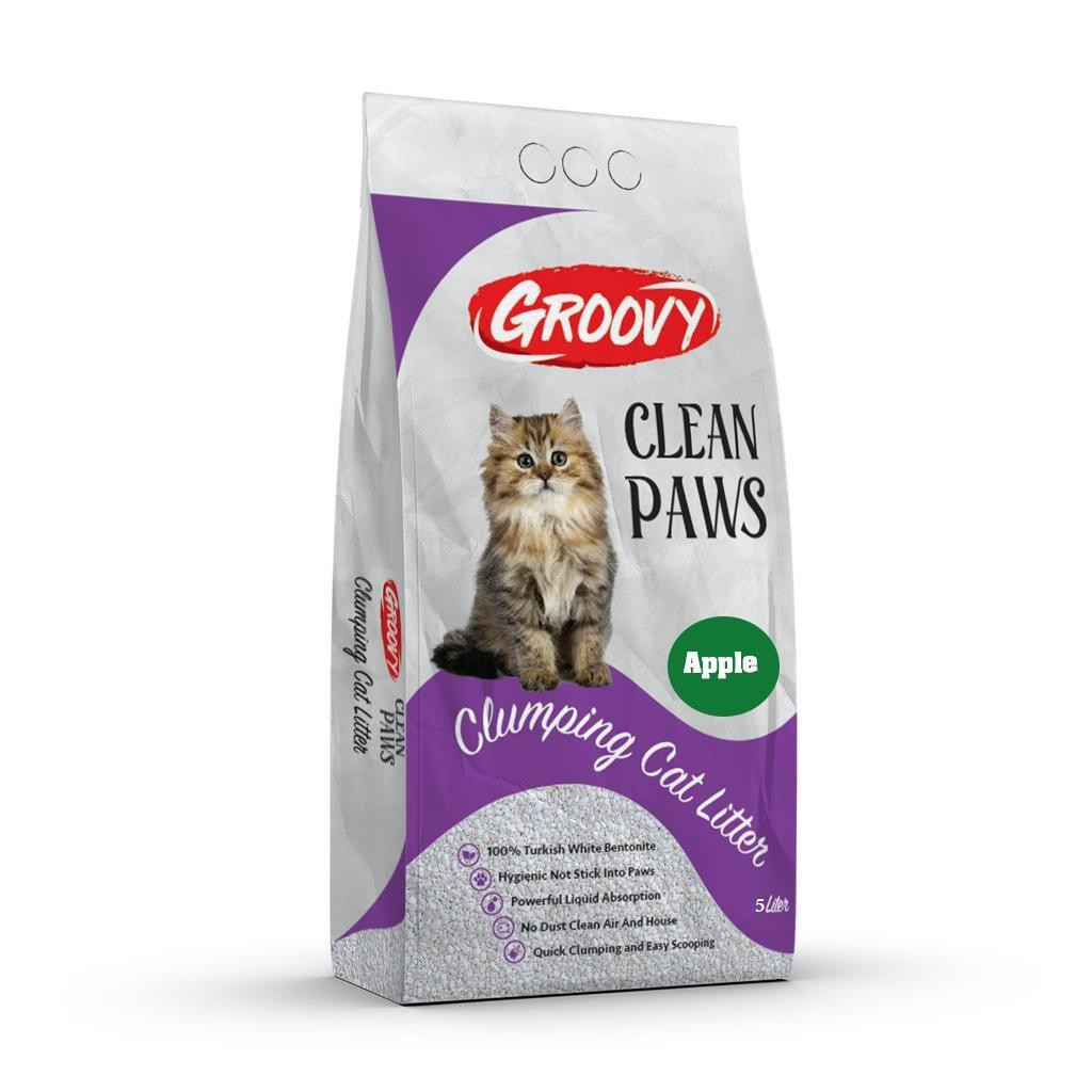 Groovy Clumping Cat Litter Apple 5L Pawsket